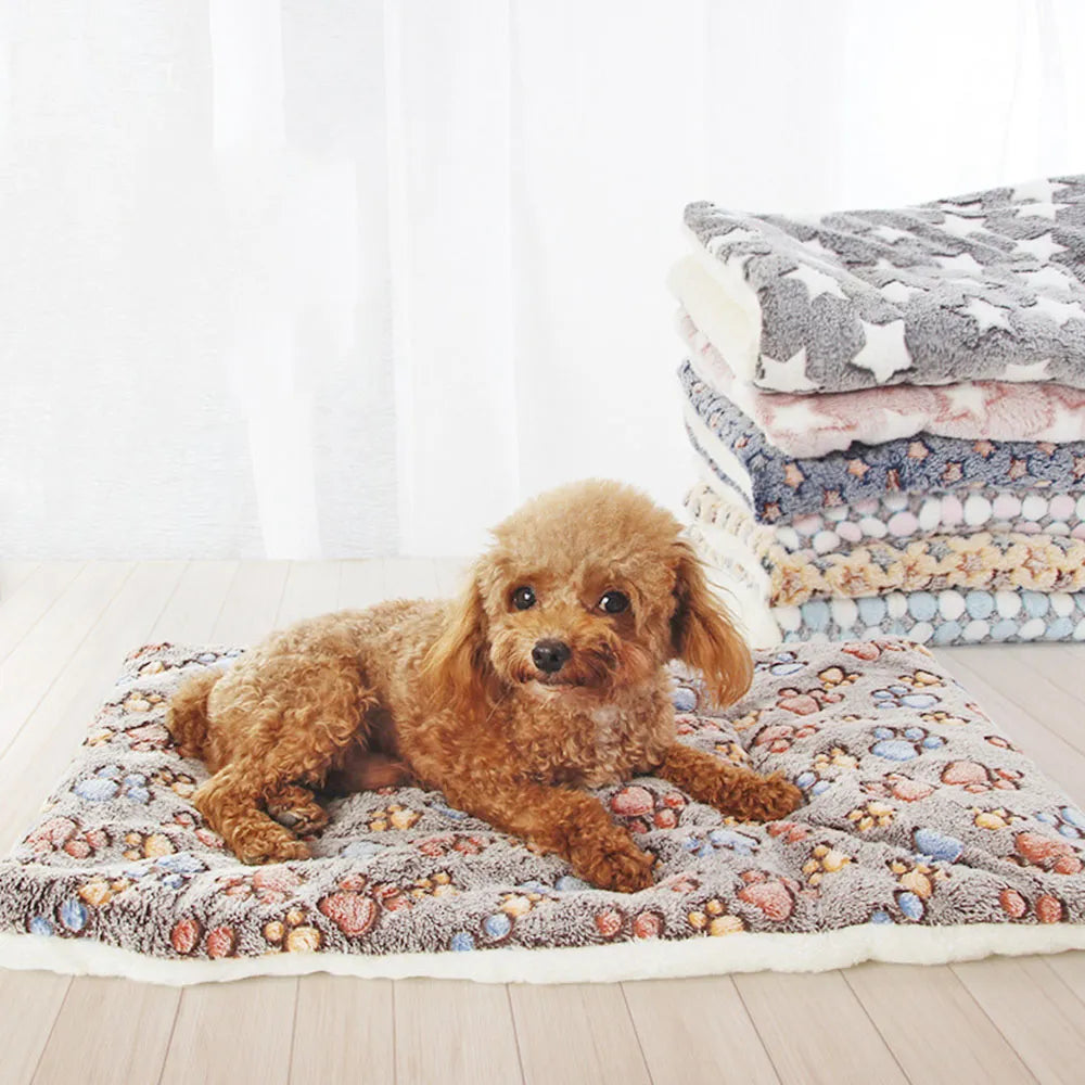 Flanel hondenbed voor honden en katten